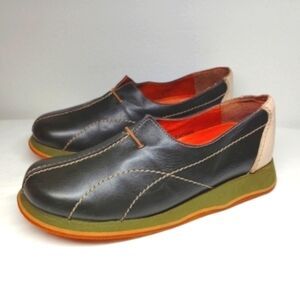 Tabarca Spain Leather Loafers Slip-on Walking Driving Shoes USA 6.5 Eur 37